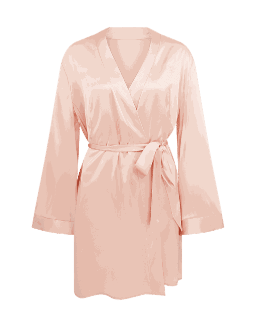 ASOS DESIGN co-ord satin dressing gown with space print | ASOS