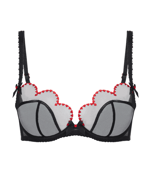 Lorna Heart Plunge Underwired Bra | By Agent Provocateur