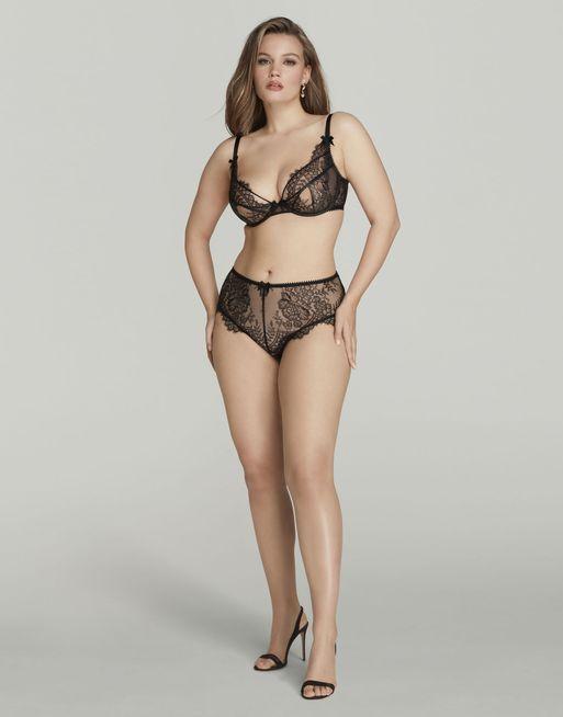 Kiya Plunge Underwired Bra in Black | By Agent Provocateur