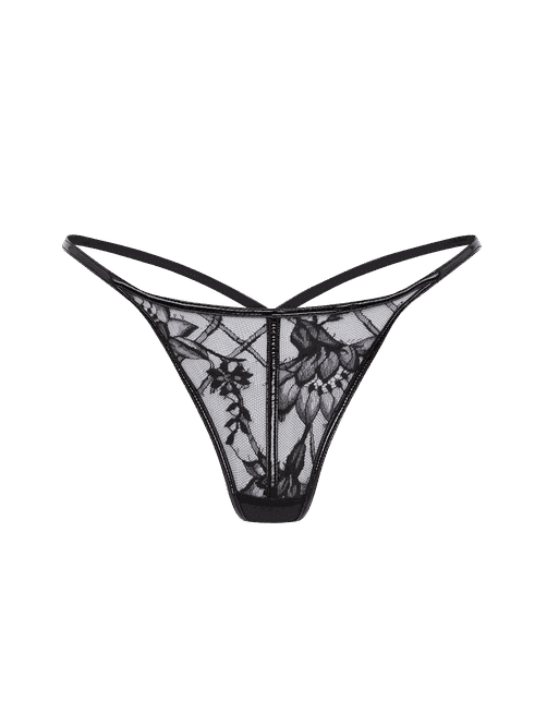 AGENT PROVOCATEUR Alyss PVC-trimmed Leavers lace underwired