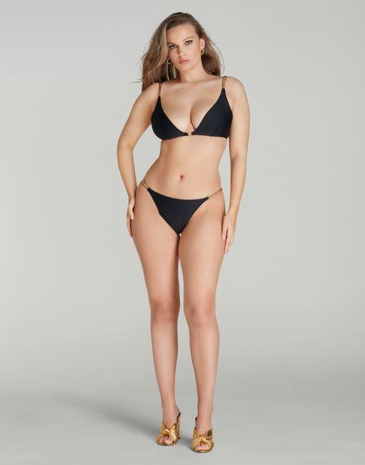 Black bikini top big bust store