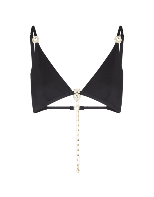 【AGENT PROVOCATEUR】laurella ビキニ トップ Agent Provocateur Laurella Black High Neck Bikini Top AP4