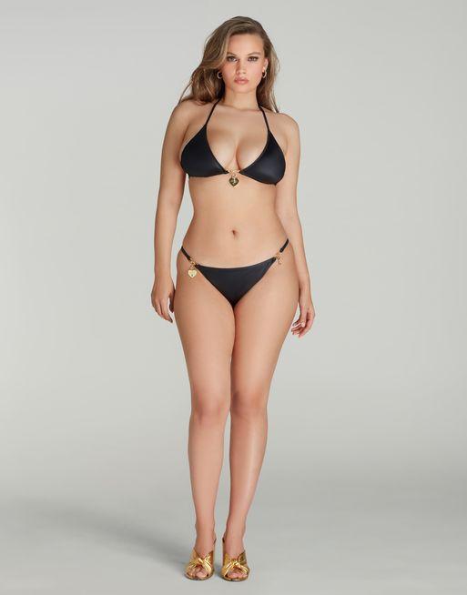 Jennie Bikini Bottom in Black/Gold | By Agent Provocateur All Swimwear