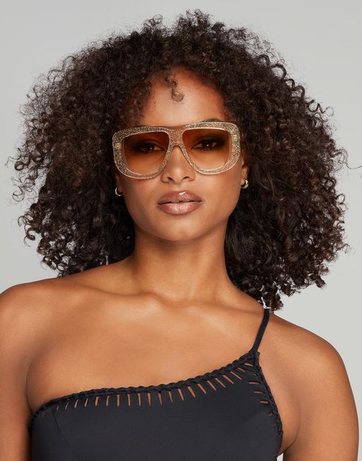 Buy Quay Australia X JLO Hindsight Sunglasses in Tortoise Brown at Amazon.in