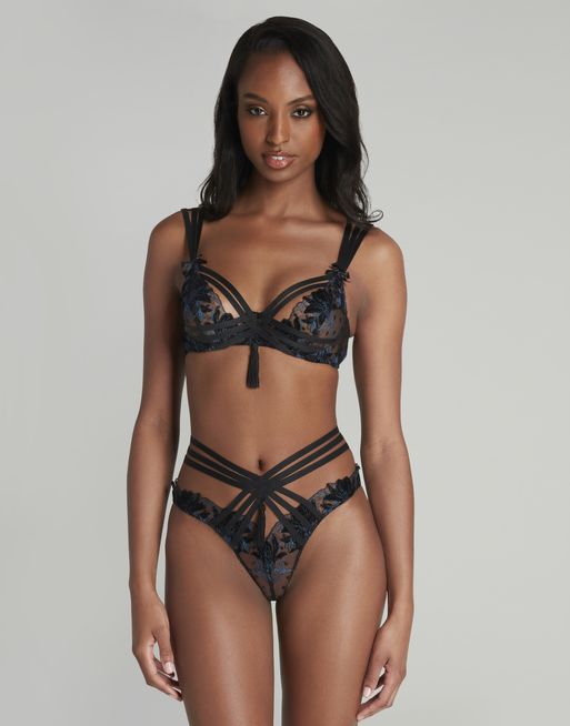 Ensemble Lingerie Agent Provocateur Eliza - Soutien-gorge 32C Et Bas Taille 3, Rose, Neuf Avec étiquettes