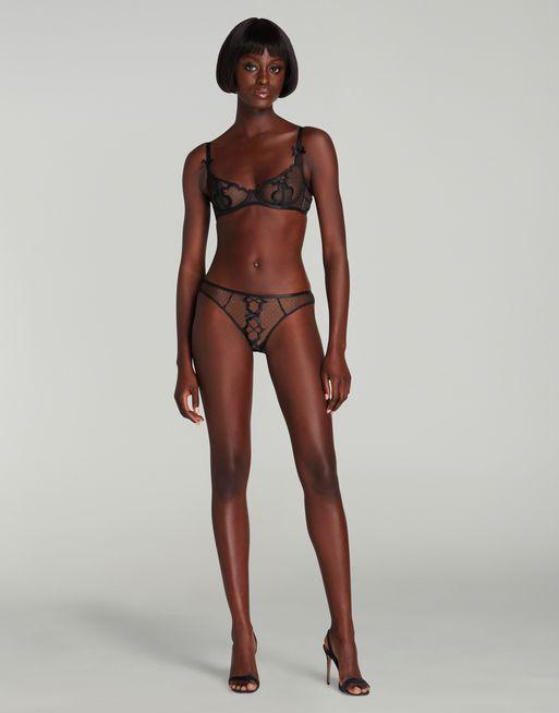 Katanah Ouvert in Black | By Agent Provocateur