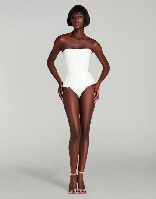 Scarlie Corset in White | By Agent Provocateur