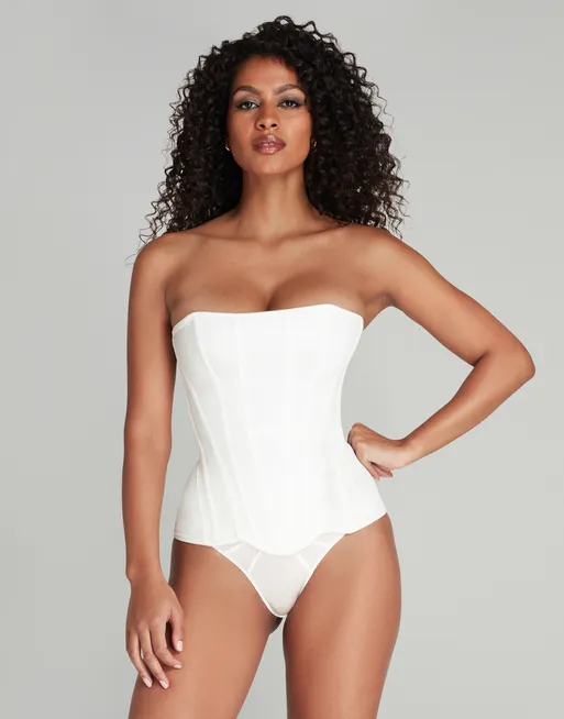 Scarlie Corset in White By Agent Provocateur