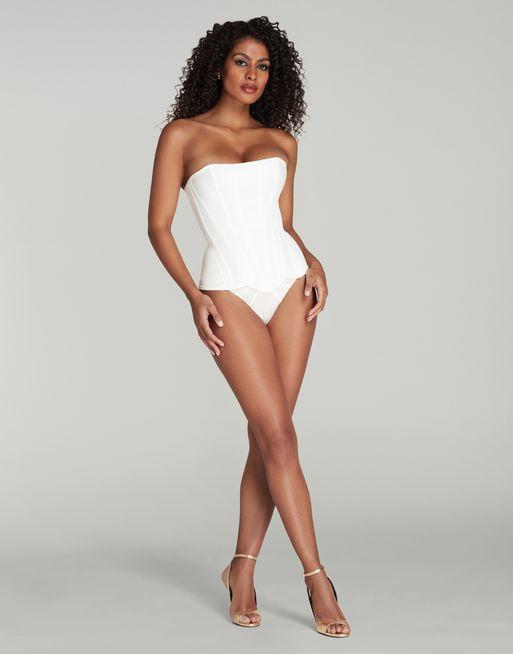 Scarlie Corset in White | By Agent Provocateur All Clothing