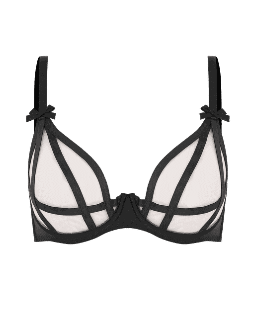 Black Sexy Lingerie Barely There Lingerie Mesh Lingerie Bridal