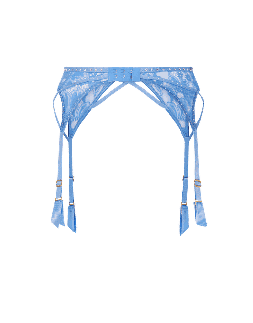 Agent Provocateur Dianah Suspender Blue Size 6