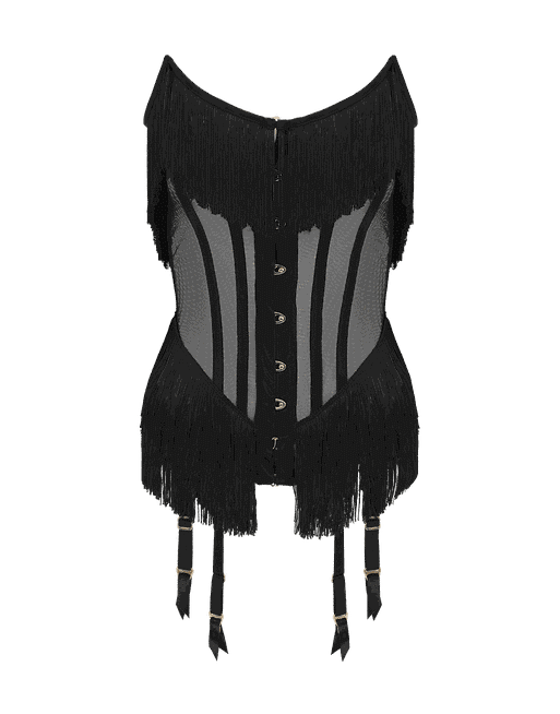 Drew Corset Top in Black  By Agent Provocateur patest