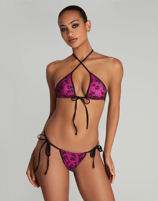 Evelina Bikini Top in Black |By Agent Provocateur All Swimwear
