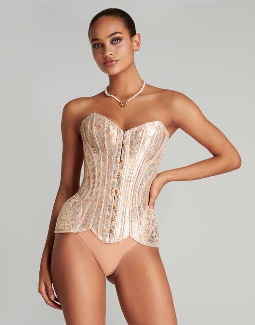 Goldie Corset in Gold | By Agent Provocateur