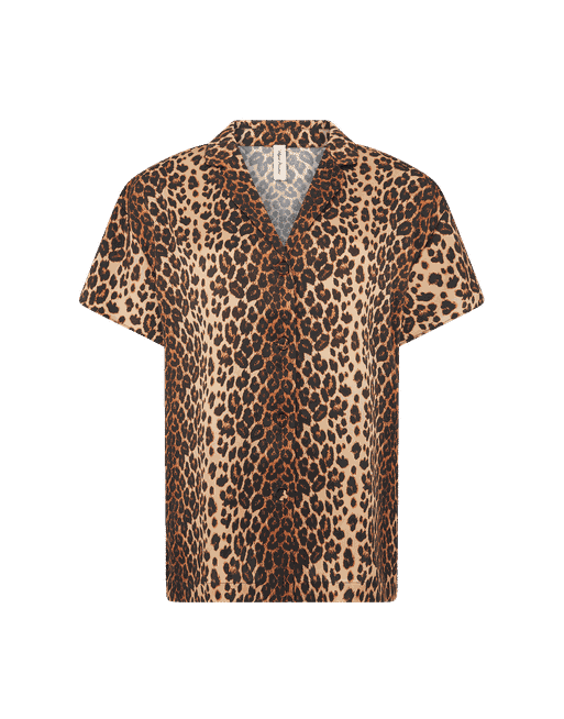 【AGENT PROVOCATEUR】kittie pyjama シャツ Kittie Pyjama Shirt in Leopard | By Agent Provocateur