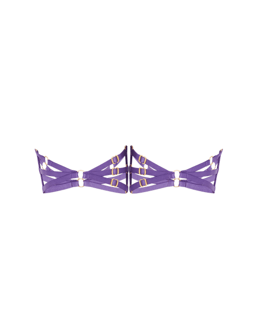 Dioni Garter Set in Deep Purple | By Agent Provocateur