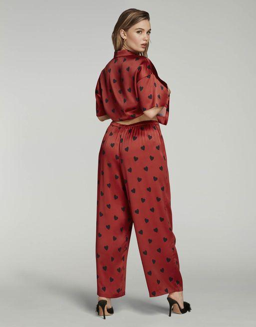Hart Pyjama Trousers in Red | By Agent Provocateur
