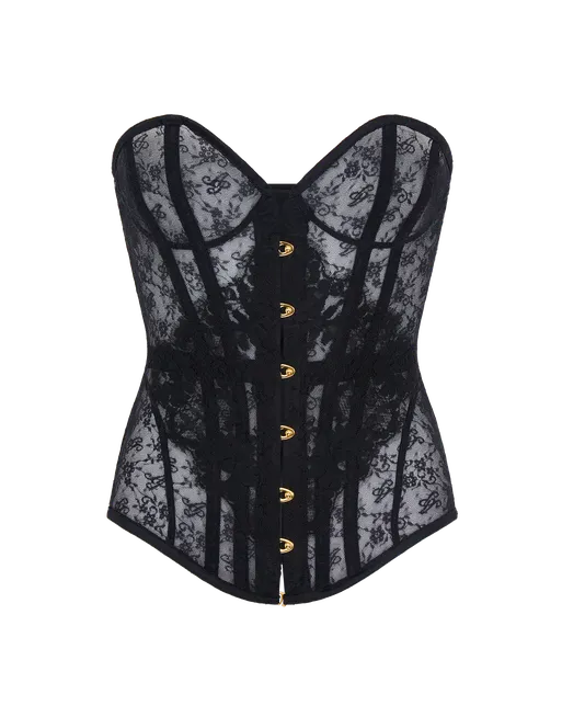 Malorey Corset in Black | By Agent Provocateur