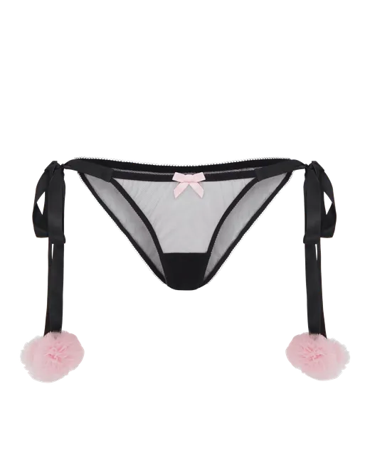 Munich Tie Side Brief in Black/Red | By Agent Provocateur