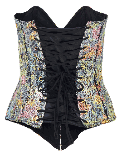 Izzi Corset in Silver/Multi | By Agent Provocateur