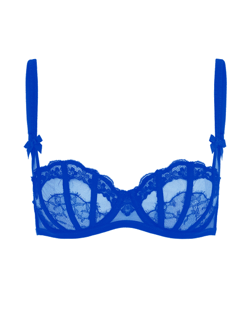 〈Kinu3〉ギイ・ブルタン＆Agent Provocateur セット Mariann Balconette Underwired Bra in Cobalt | By Agent Provocateur