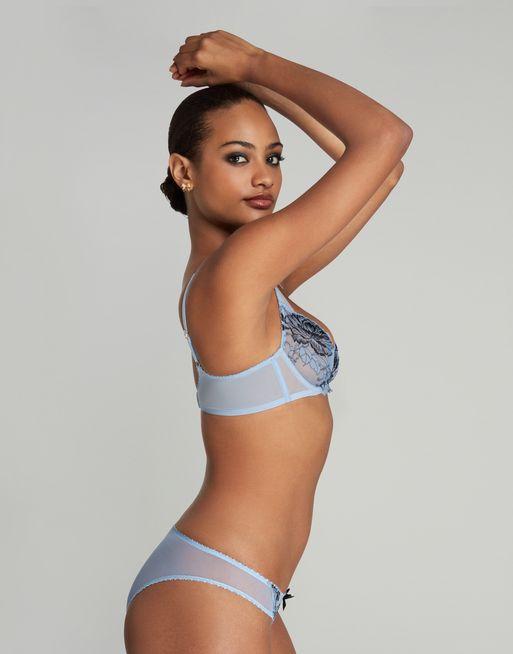 Yara Brief in Blue/Black |By Agent Provocateur All Lingerie