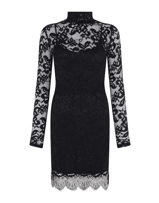 transparent black lace dress Sorelle Black Lace Maxi Dress
